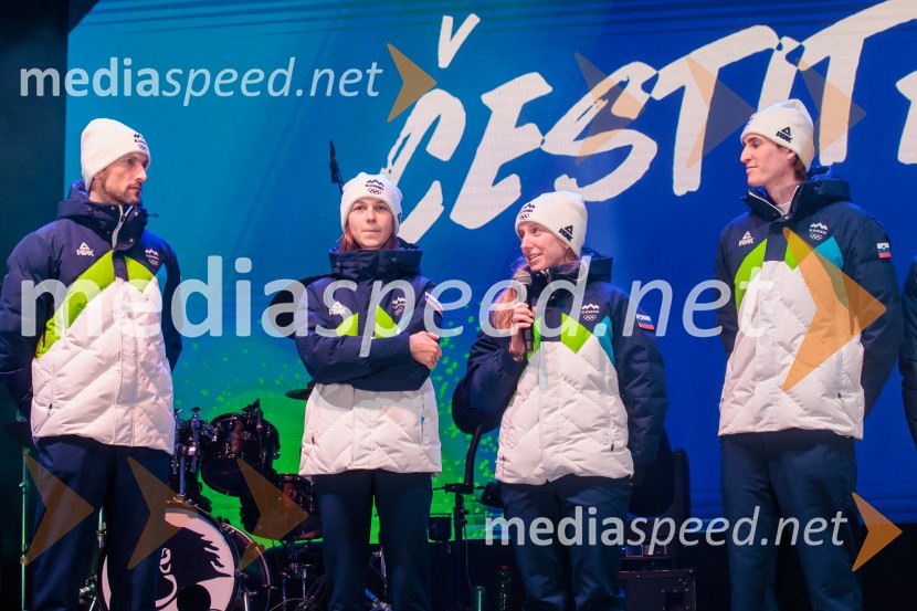 Sprejem olimpijske reprezentance Slovenije Milano Cortina 2026