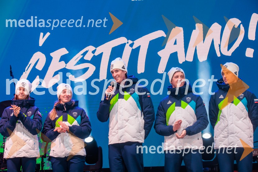 Sprejem olimpijske reprezentance Slovenije Milano Cortina 2026