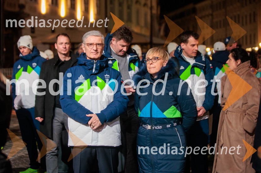 Sprejem olimpijske reprezentance Slovenije Milano Cortina 2026
