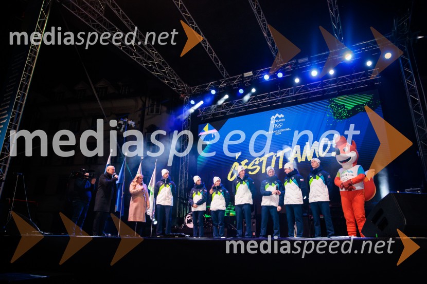 Sprejem olimpijske reprezentance Slovenije Milano Cortina 2026