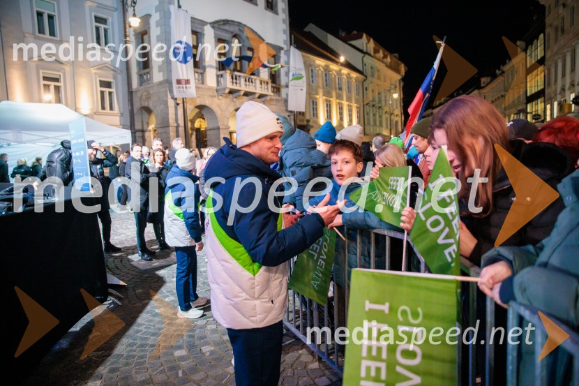 Sprejem olimpijske reprezentance Slovenije Milano Cortina 2026