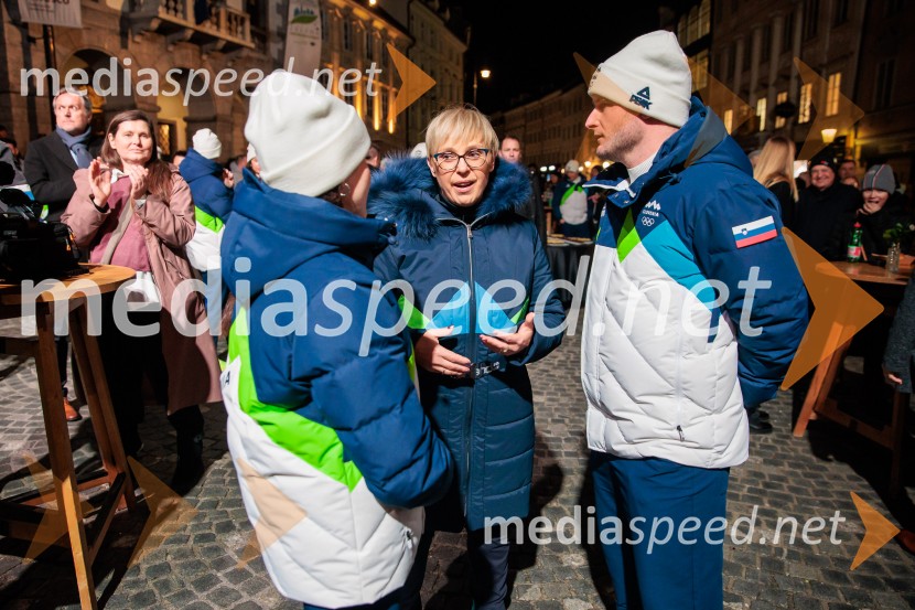 Sprejem olimpijske reprezentance Slovenije Milano Cortina 2026