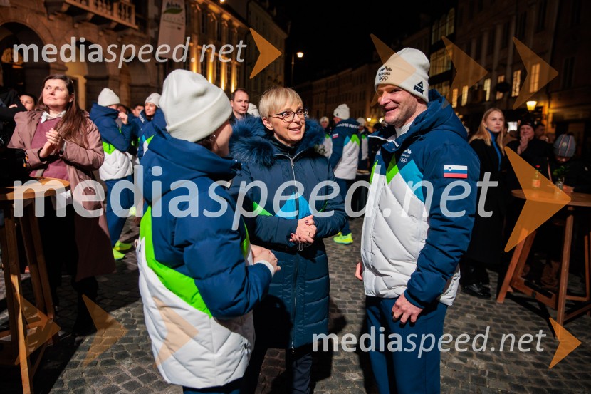 Sprejem olimpijske reprezentance Slovenije Milano Cortina 2026