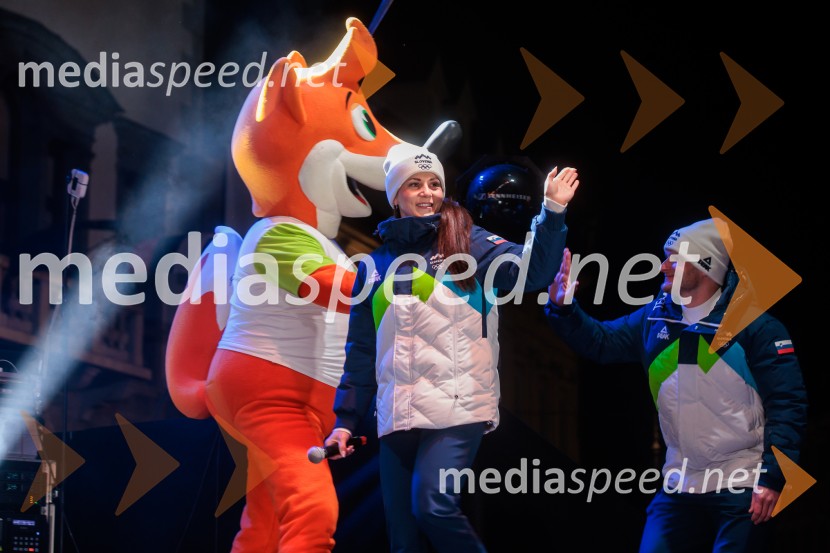Sprejem olimpijske reprezentance Slovenije Milano Cortina 2026