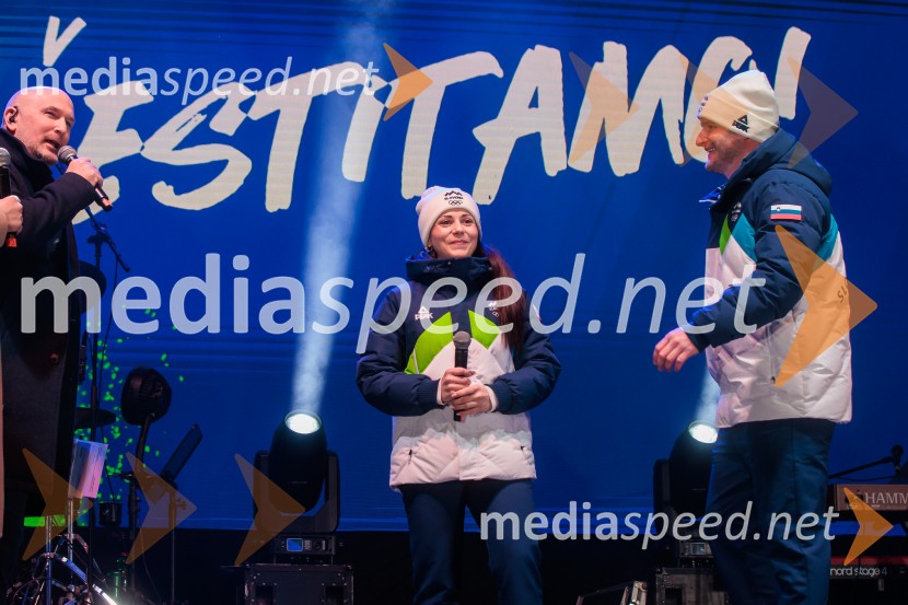 Sprejem olimpijske reprezentance Slovenije Milano Cortina 2026