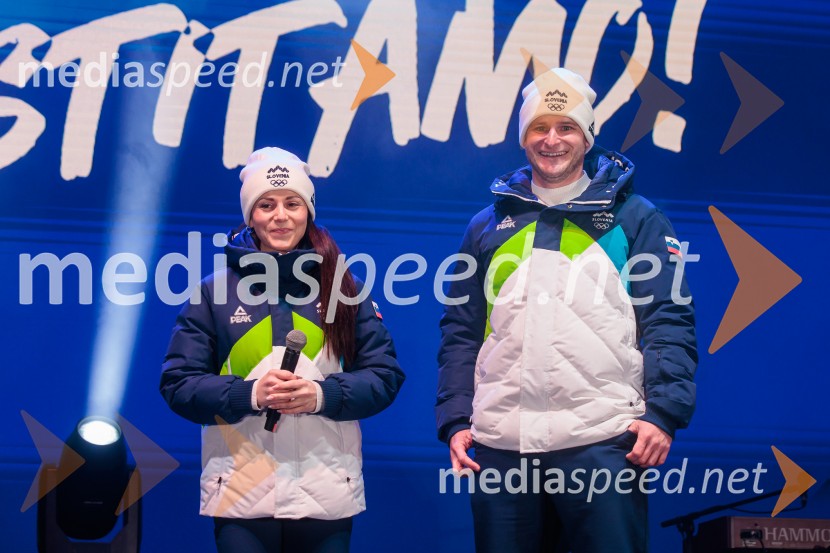Sprejem olimpijske reprezentance Slovenije Milano Cortina 2026