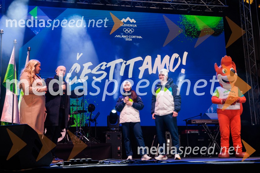 Sprejem olimpijske reprezentance Slovenije Milano Cortina 2026