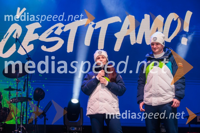 Sprejem olimpijske reprezentance Slovenije Milano Cortina 2026