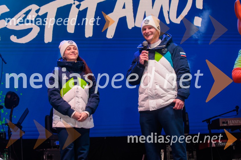 Sprejem olimpijske reprezentance Slovenije Milano Cortina 2026