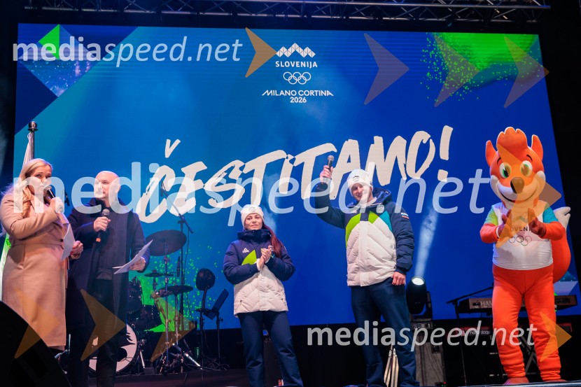 Sprejem olimpijske reprezentance Slovenije Milano Cortina 2026
