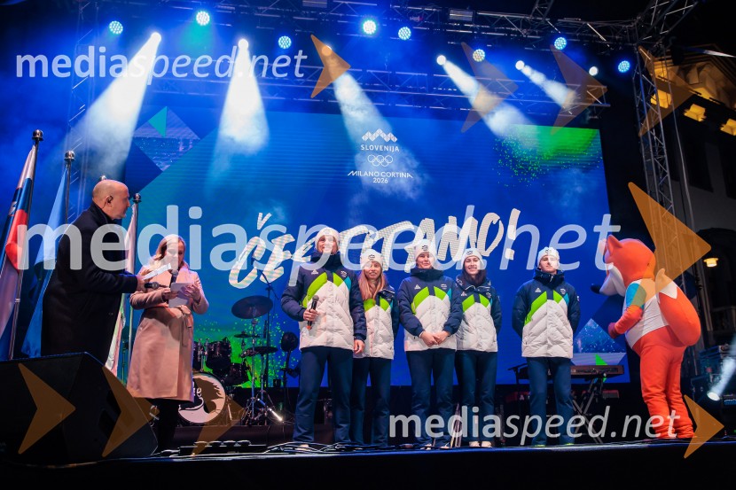 Sprejem olimpijske reprezentance Slovenije Milano Cortina 2026
