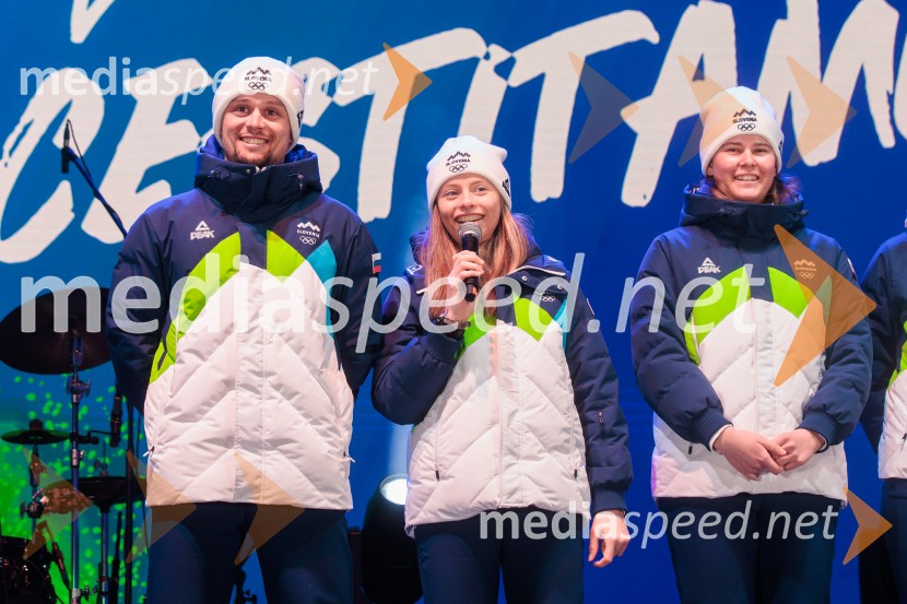 Sprejem olimpijske reprezentance Slovenije Milano Cortina 2026