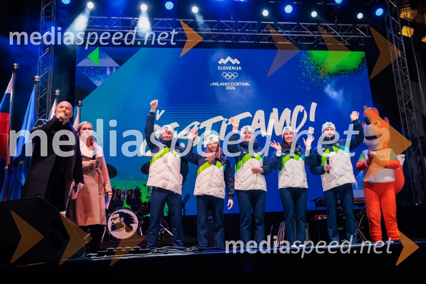 Sprejem olimpijske reprezentance Slovenije Milano Cortina 2026