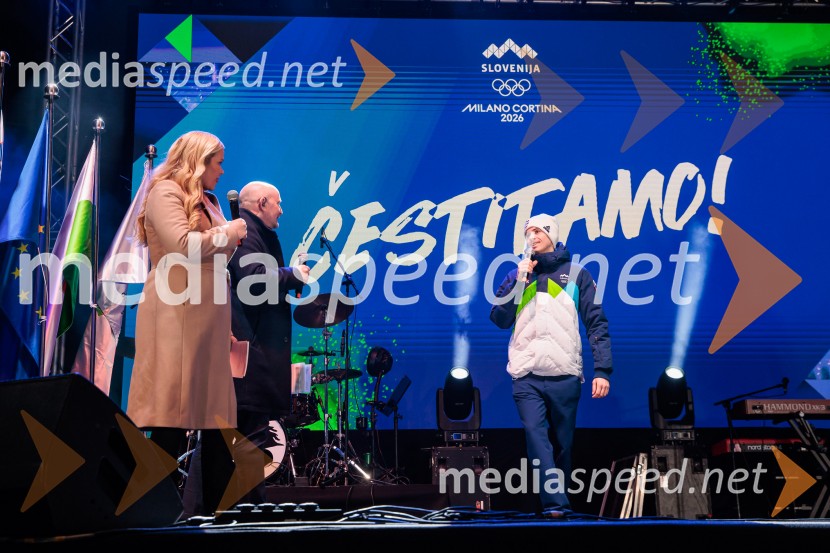 Sprejem olimpijske reprezentance Slovenije Milano Cortina 2026