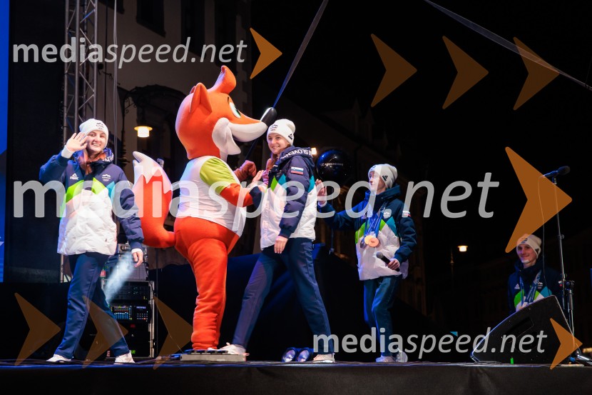 Sprejem olimpijske reprezentance Slovenije Milano Cortina 2026