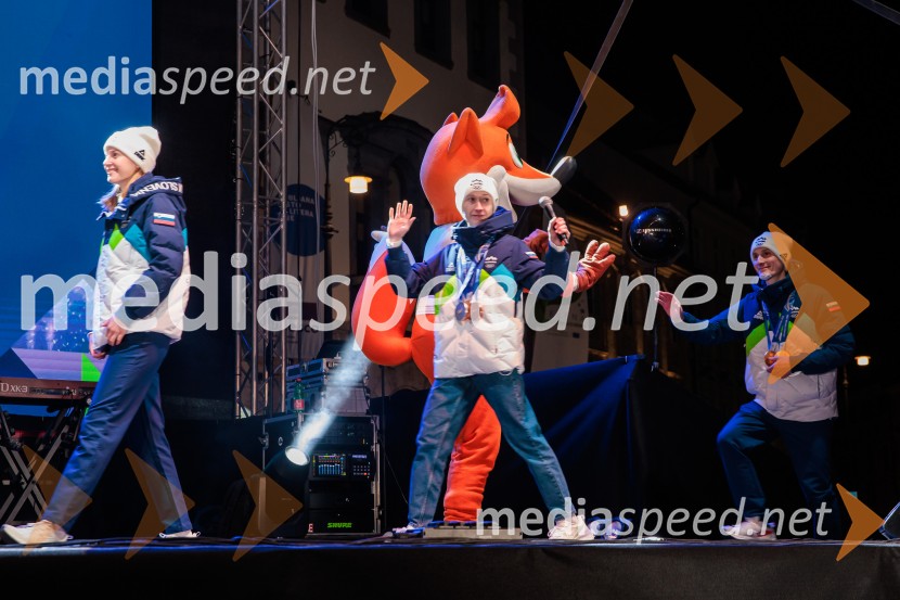 Sprejem olimpijske reprezentance Slovenije Milano Cortina 2026