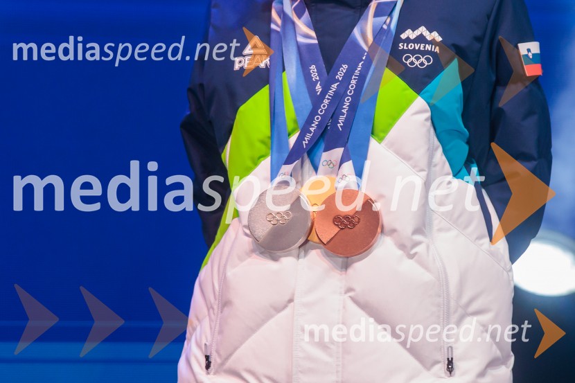 Sprejem olimpijske reprezentance Slovenije Milano Cortina 2026