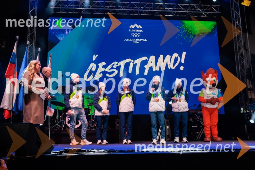 Sprejem olimpijske reprezentance Slovenije Milano Cortina 2026