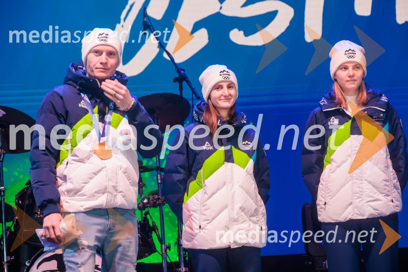 Sprejem olimpijske reprezentance Slovenije Milano Cortina 2026