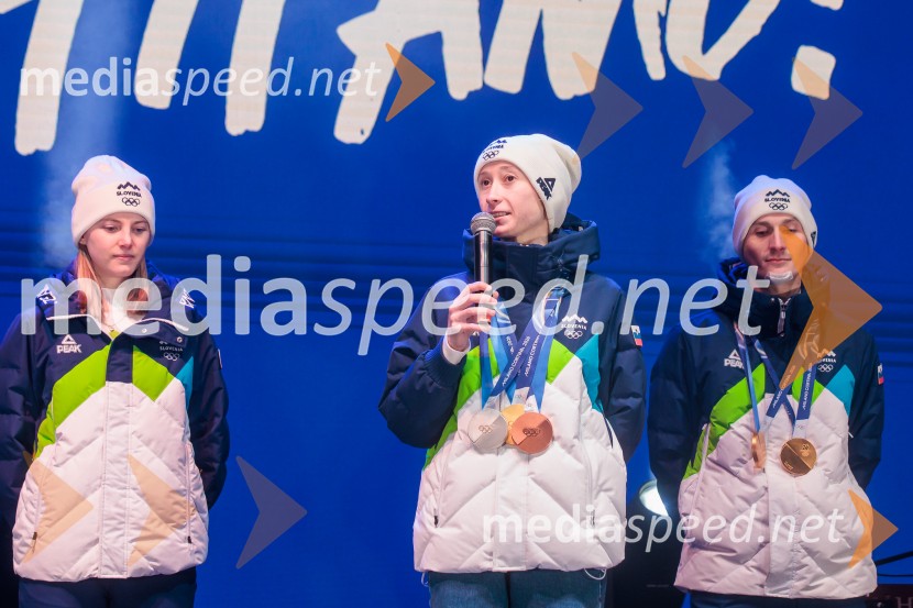 Sprejem olimpijske reprezentance Slovenije Milano Cortina 2026