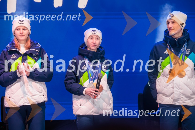 Sprejem olimpijske reprezentance Slovenije Milano Cortina 2026