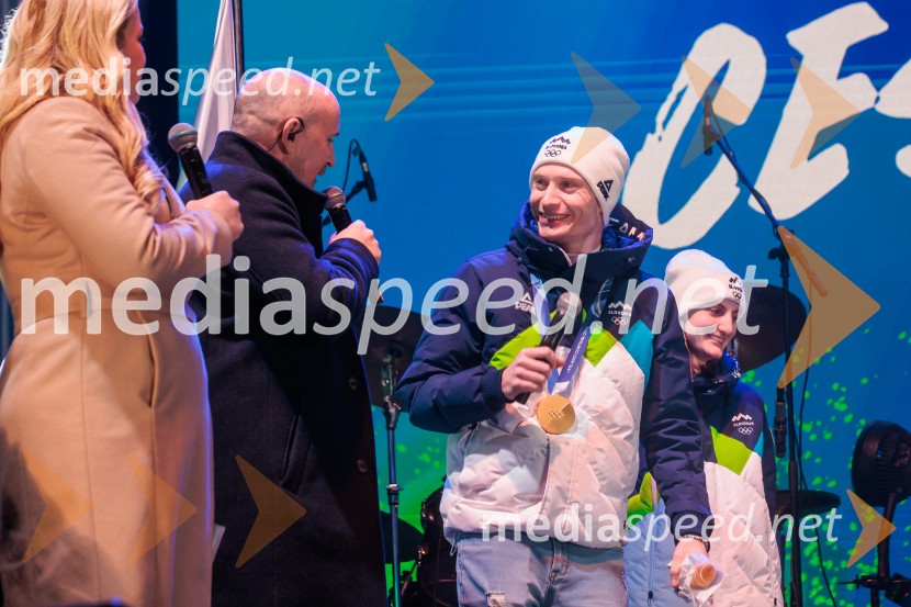 Sprejem olimpijske reprezentance Slovenije Milano Cortina 2026