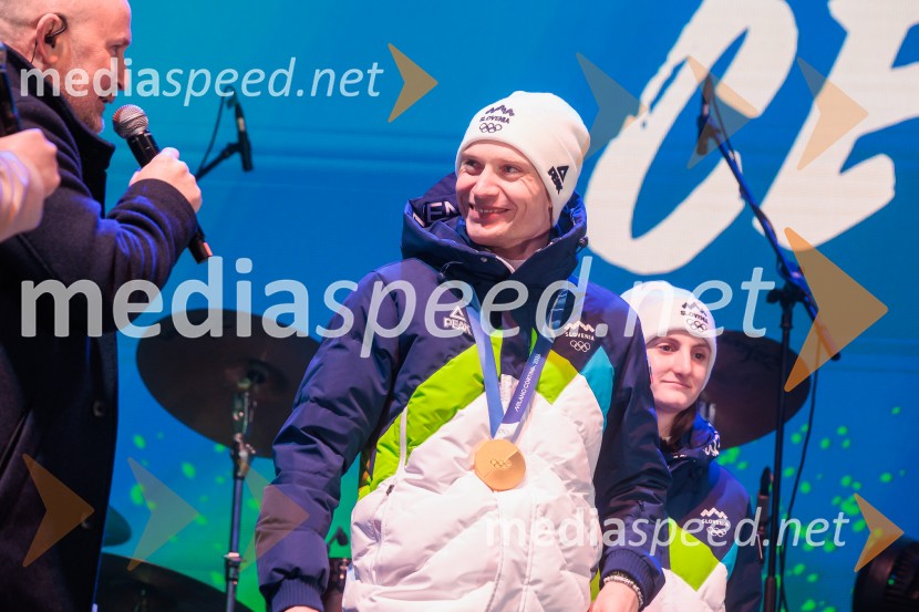 Sprejem olimpijske reprezentance Slovenije Milano Cortina 2026