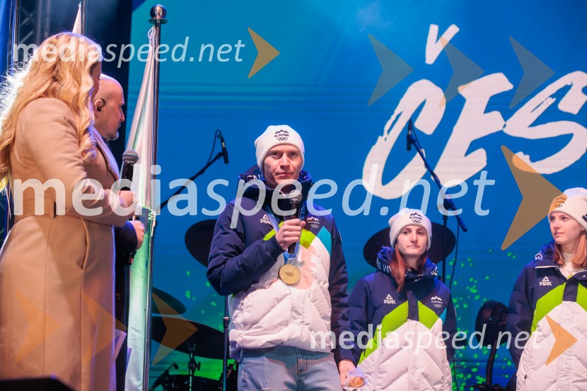 Sprejem olimpijske reprezentance Slovenije Milano Cortina 2026