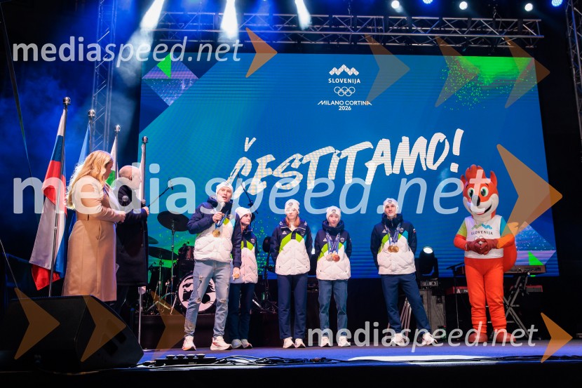 Sprejem olimpijske reprezentance Slovenije Milano Cortina 2026