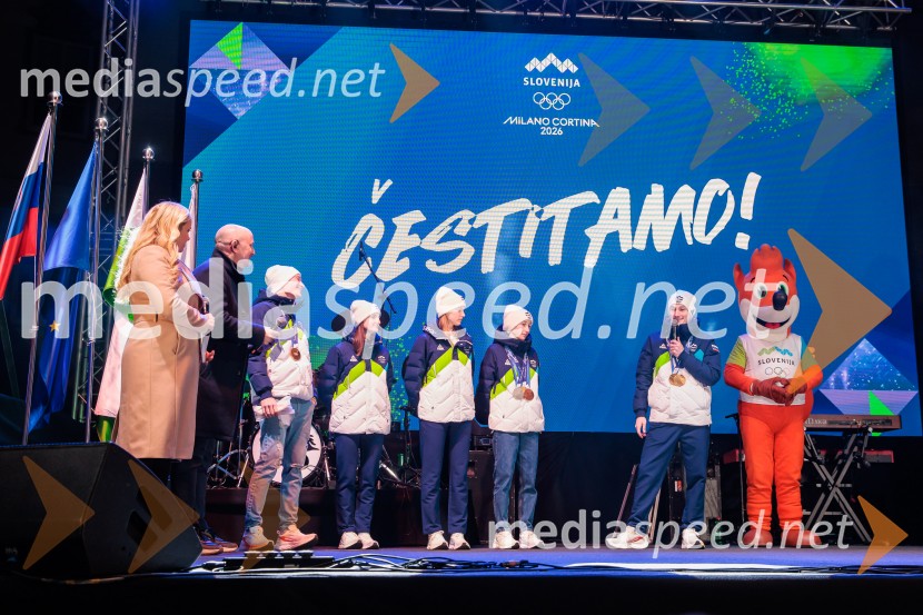 Sprejem olimpijske reprezentance Slovenije Milano Cortina 2026