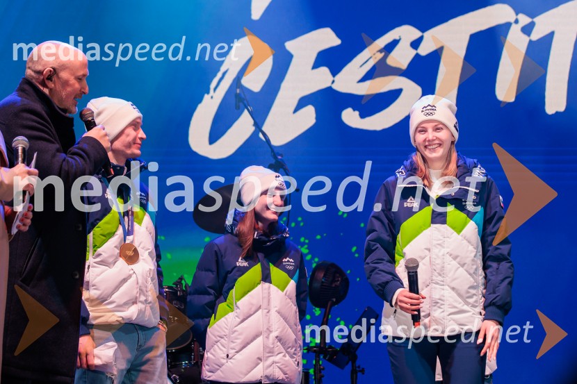 Sprejem olimpijske reprezentance Slovenije Milano Cortina 2026