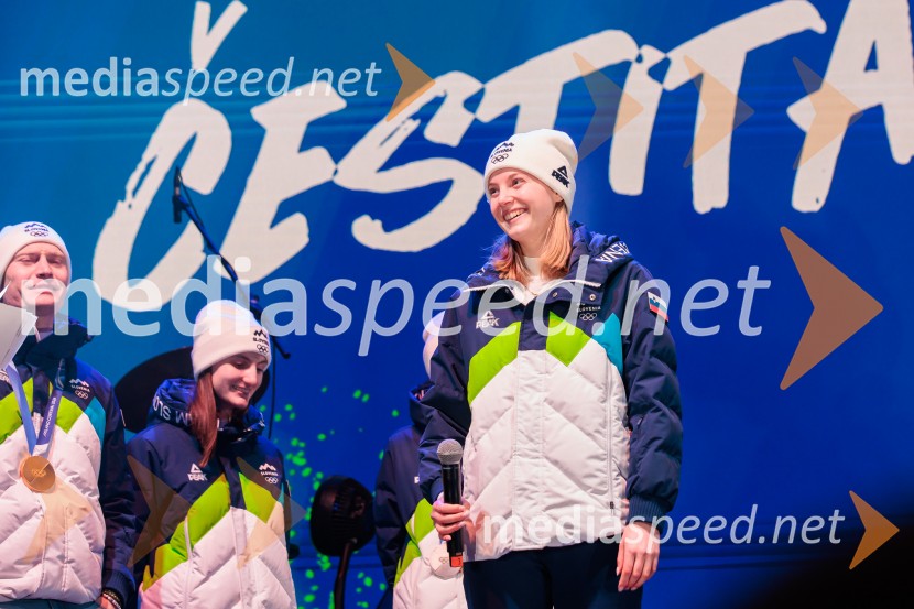 Sprejem olimpijske reprezentance Slovenije Milano Cortina 2026