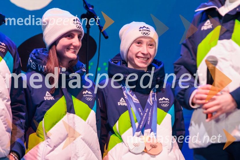 Sprejem olimpijske reprezentance Slovenije Milano Cortina 2026