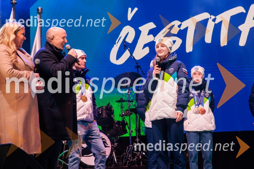 Sprejem olimpijske reprezentance Slovenije Milano Cortina 2026