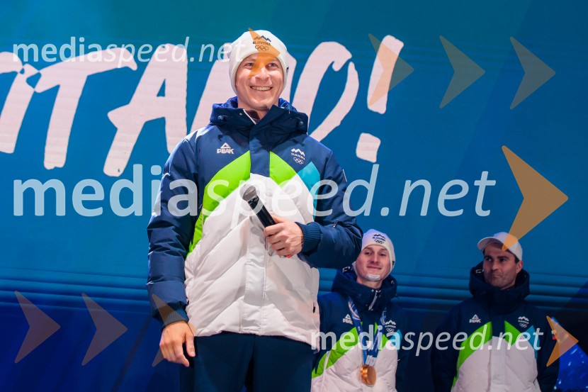 Sprejem olimpijske reprezentance Slovenije Milano Cortina 2026