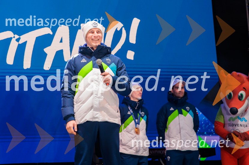 Sprejem olimpijske reprezentance Slovenije Milano Cortina 2026