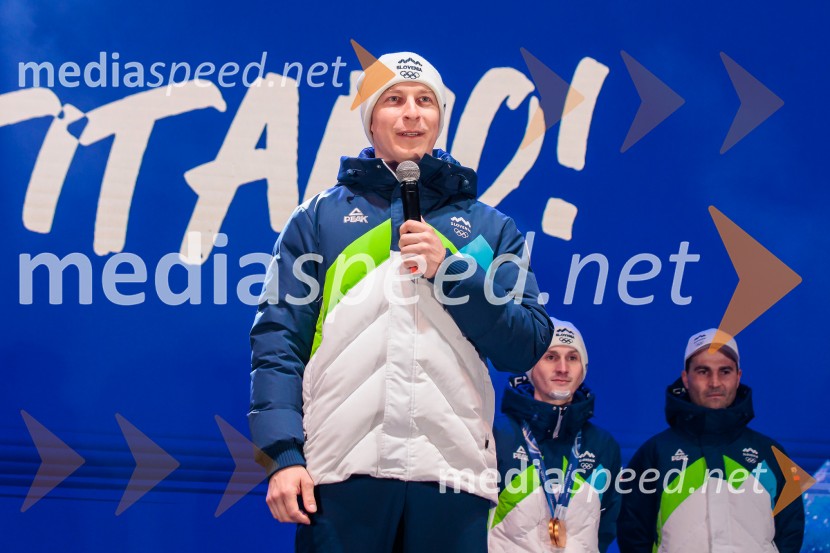 Sprejem olimpijske reprezentance Slovenije Milano Cortina 2026