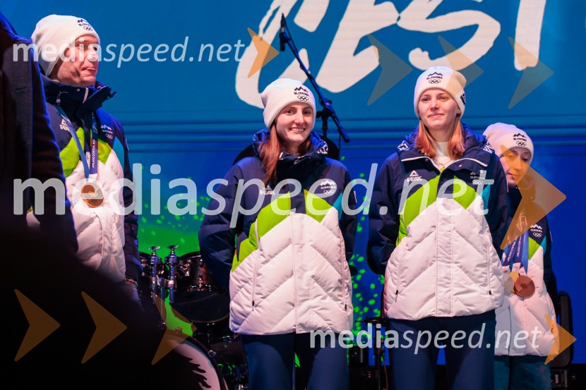 Sprejem olimpijske reprezentance Slovenije Milano Cortina 2026