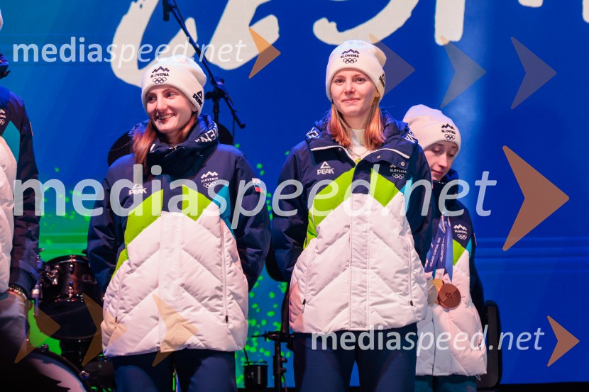 Sprejem olimpijske reprezentance Slovenije Milano Cortina 2026