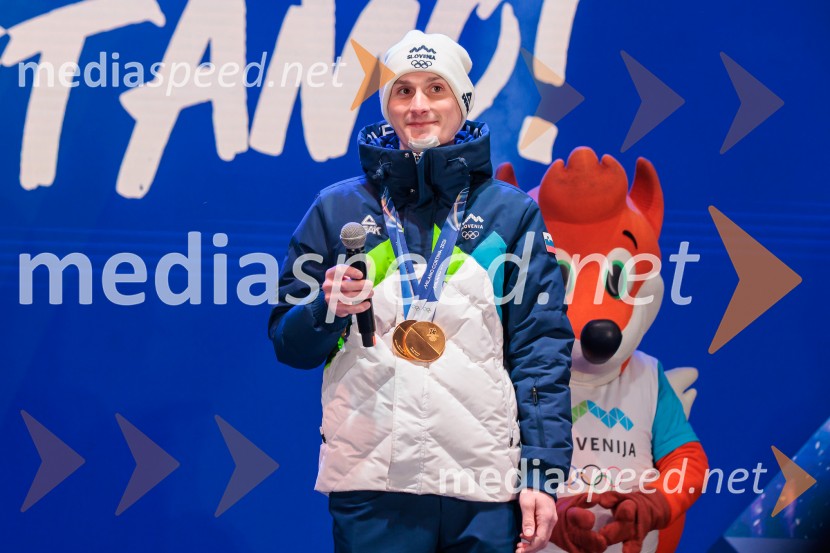 Sprejem olimpijske reprezentance Slovenije Milano Cortina 2026