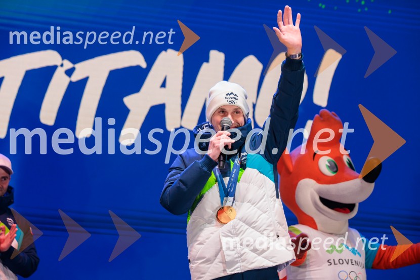 Sprejem olimpijske reprezentance Slovenije Milano Cortina 2026