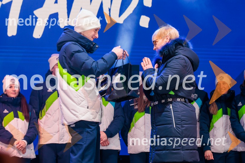 Sprejem olimpijske reprezentance Slovenije Milano Cortina 2026