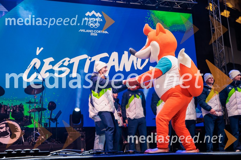 Sprejem olimpijske reprezentance Slovenije Milano Cortina 2026
