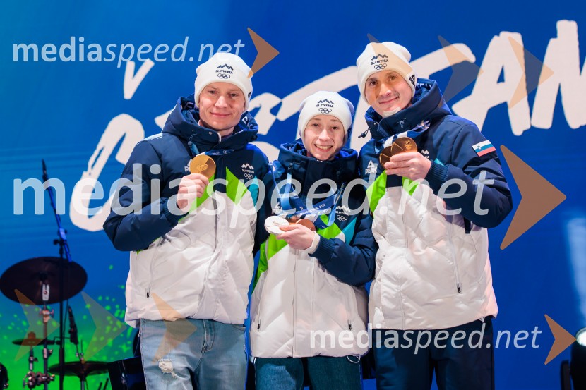 Sprejem olimpijske reprezentance Slovenije Milano Cortina 2026