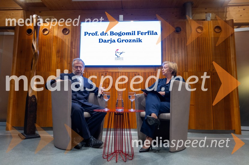 Iskrivo v živo: prof. dr.Bogomil Ferfila in Darja Groznik