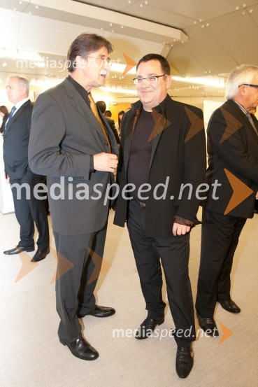 Jožko Čuk, v.d. direktorja Slovenskega narodnega gledališča (SNG) Nova Gorica in Miloš Čirič, lobist in svetovalec predsednika uprave Zavarovalnice MariborSlovenska gazela 2009
