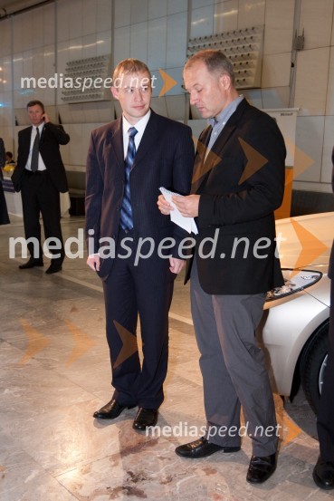 Dr. Matej Lahovnik, minister za gospodarstvo in Branko Pavlin, predsednik uprave časopisne družbe DnevnikSlovenska gazela 2009