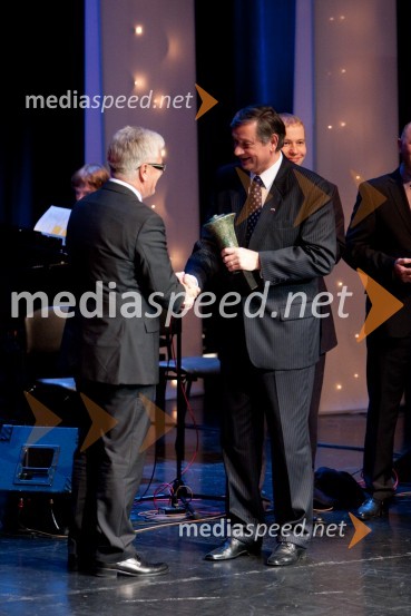 Milan Lukić, Lumar IG d.o.o. in Dr. Danilo Türk, predsednik Republike SlovenijeSlovenska gazela 2009