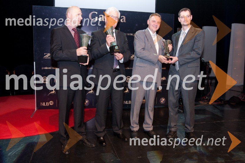 Bojan Veber, Exoterm-IT d.o.o., Milan Lukić, Lumar IG d.o.o., Andrej Orožen, Dewesoft d.o.o. in Jure KnezSlovenska gazela 2009