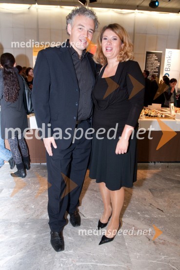 Miha Istenič, vinarstvo Istenič in Nataša Čampelj, organizatorkaSlovenska gazela 2009
